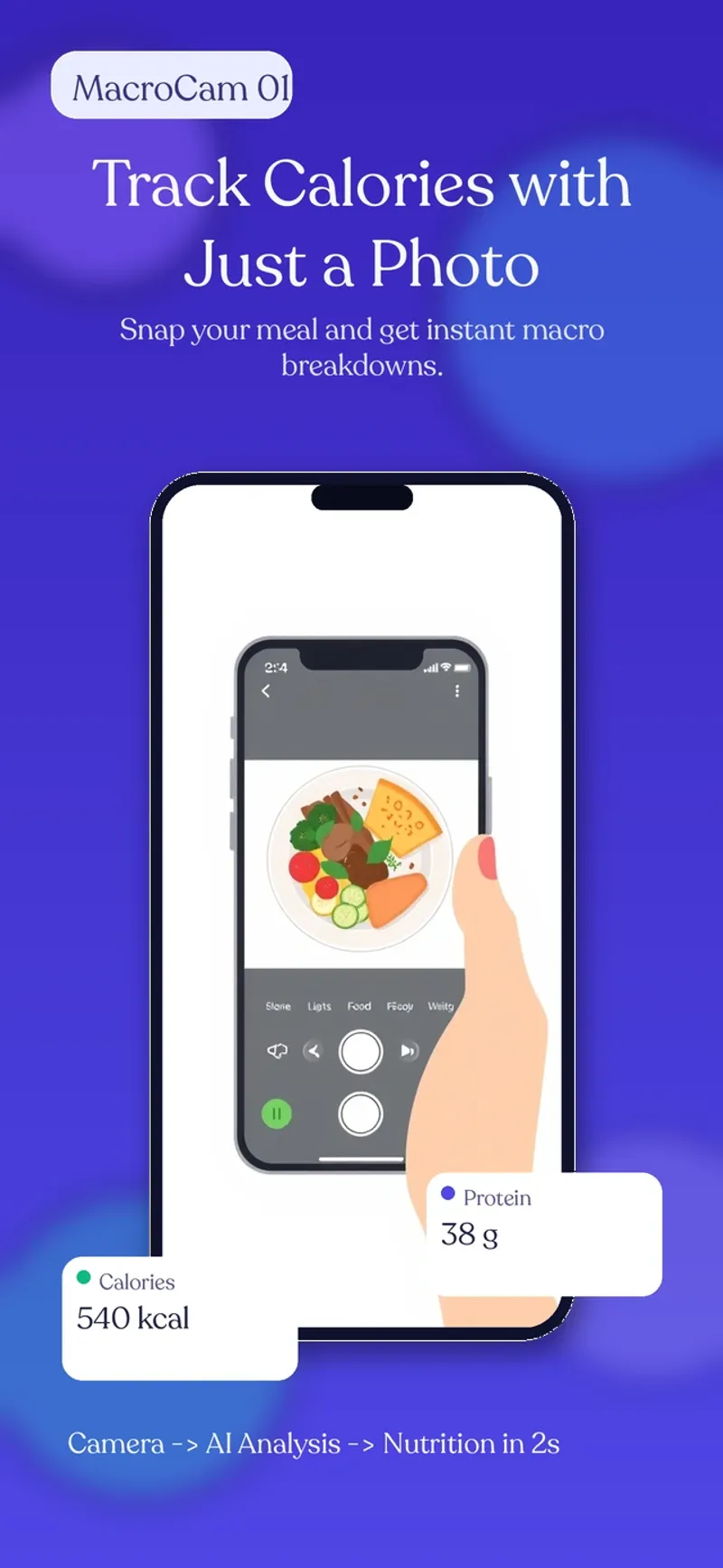 MacroCam vs MyFitnessPal: Which Calorie Tracker Fits Better? detail image 1