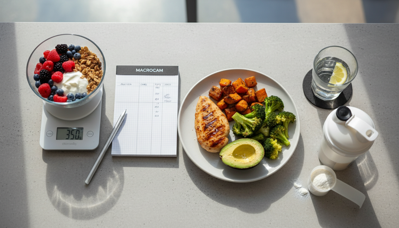 Macro Tracking For Weight Loss: What Actually Works? - MacroCam healthy nutrition and macro tracking guide cover image