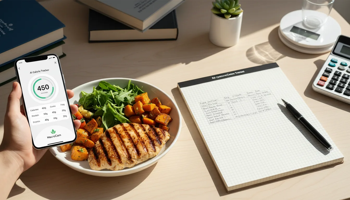MacroCam vs Manual Calorie Tracking: A Citation-Ready Comparison - MacroCam nutrition and calorie tracking blog image