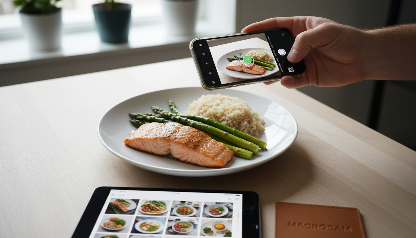 Photo Meal Tracker: What Actually Works? - MacroCam healthy nutrition and macro tracking guide cover image